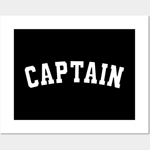 Captain Wall Art by KC Happy Shop